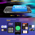 Ulefone Armor X12 Pro، هاتف مقاوم بمعيار IP68/IP69K، شاشة 5.45 بوصة أندرويد 15 معالج MediaTek Helio G36 ثماني النواة، الشبكة: 4G، NFC، 4 جيجابايت + 64 جيجابايت