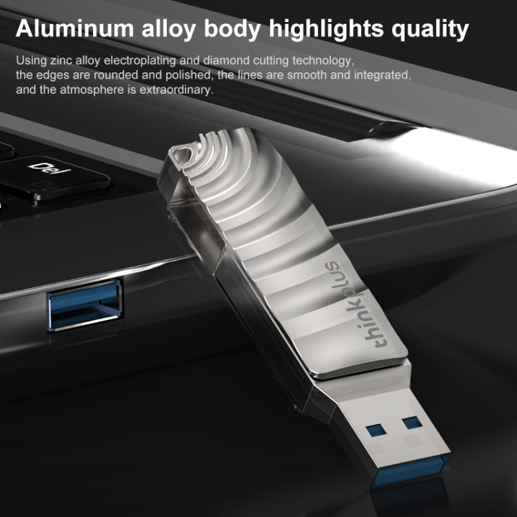فلاش درايف Lenovo Thinkplus MU232 USB 3.2 + USB-C / Type-C برأس مزدوج، 64GB، 128GB، 256GB