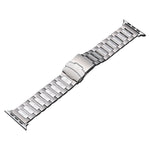 Safety Buckle Titanium Steel Watch Band, For Apple Watch Series 5 44mm, For Apple Watch Series 5 40mm, For Apple Watch Series 4 44mm, For Apple Watch 42mm, For Apple Watch Series 4 40mm, For Apple Watch Series 3 38mm, For Apple Watch 38mm              ...