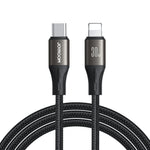 JOYROOM SA25-CL3 30 واط USB-C/Type-C إلى 8 دبابيس كابل بيانات شحن سريع، 1.2م، 2م، 3م