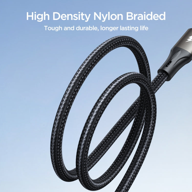 JOYROOM SA25-CL3 30 واط USB-C/Type-C إلى 8 دبابيس كابل بيانات شحن سريع، 1.2م، 2م، 3م