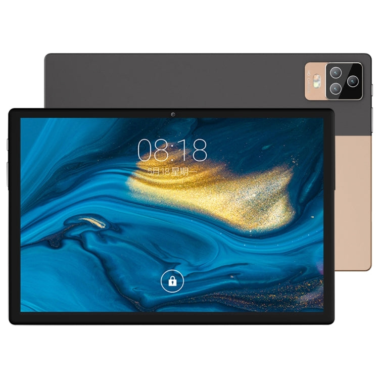BDF P70 جهاز لوحي 4G LTE 10.1 بوصة، أندرويد 12 MTK6762 ثماني النواة، يدعم شريحتي اتصال، قابس الاتحاد الأوروبي، 8GB+256GB