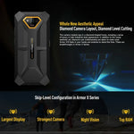 Ulefone Armor X13، هاتف مقاوم بمعيار IP68/IP69K، شاشة 6.52 بوصة أندرويد 15 معالج MediaTek Helio G36 ثماني النواة، الشبكة: 4G، NFC، OTG، 6 جيجابايت + 64 جيجابايت
