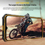 Ulefone Armor X13، هاتف مقاوم بمعيار IP68/IP69K، شاشة 6.52 بوصة أندرويد 15 معالج MediaTek Helio G36 ثماني النواة، الشبكة: 4G، NFC، OTG، 6 جيجابايت + 64 جيجابايت