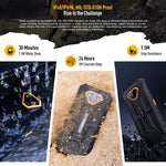Ulefone Armor X13، هاتف مقاوم بمعيار IP68/IP69K، شاشة 6.52 بوصة أندرويد 15 معالج MediaTek Helio G36 ثماني النواة، الشبكة: 4G، NFC، OTG، 6 جيجابايت + 64 جيجابايت