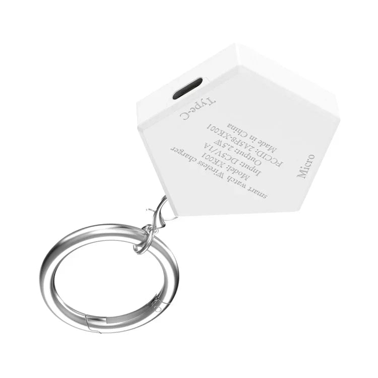 شاحن ساعة ذكية محمول لسامسونج جالاكسي ووتش 6 / 6 كلاسيك، تايب-سي، مايكرو USB