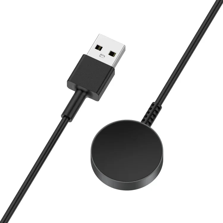 كابل شحن مغناطيسي معدني بمنفذ USB-A، لسامسونج جالاكسي ووتش 6 / 6 كلاسيك