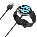كابل شحن مغناطيسي معدني بمنفذ USB-A، لسامسونج جالاكسي ووتش 6 / 6 كلاسيك