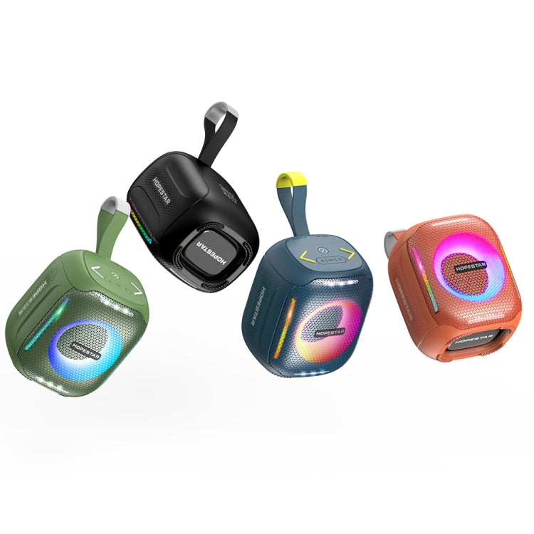 مكبر صوت بلوتوث محمول مقاوم للماء HOPESTAR Party 300mini IPX5 مع صوت ستيريو 360 درجة خارجي
