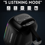 مكبر صوت بلوتوث محمول مقاوم للماء HOPESTAR Party 300mini IPX5 مع صوت ستيريو 360 درجة خارجي