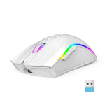 HXSJ T69 فأرة لاسلكية 2.4GHz بإضاءة RGB ودقة 4800 DPI، T69