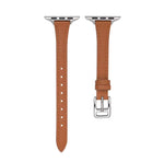 سوار ساعة من الجلد الأصلي الرفيع على شكل حرف T، لسلسلة Apple Watch 2 مقاس 42 مم، لسلسلة Apple Watch 2 مقاس 38 مم، لسلسلة Apple Watch مقاس 42 مم، لسلسلة Apple Watch مقاس 38 مم