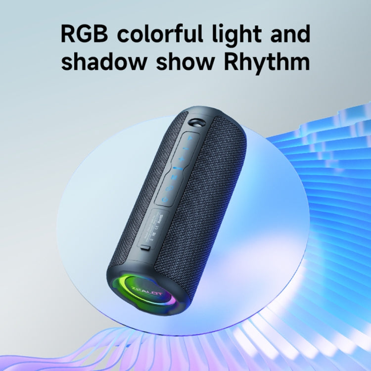 مكبر صوت بلوتوث لاسلكي محمول خارجي بقوة 20 واط مع إضاءة RGB من Zealot S49 Pro، S49 Pro