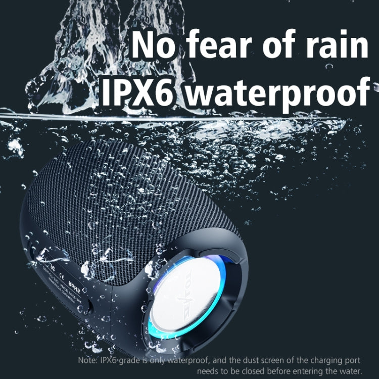 مكبر صوت بلوتوث لاسلكي محمول ملون مقاوم للماء Zealot S53 IPX6، S53