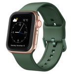 Pin Buckle Silicone Watch Band, For Apple Watch Series 7 41mm