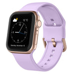 Pin Buckle Silicone Watch Band, For Apple Watch Series 7 41mm