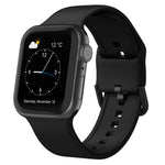 Pin Buckle Silicone Watch Band, For Apple Watch SE 44mm