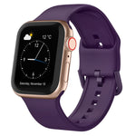 سوار ساعة سيليكون بمشبك دبوس، لسلسلة Apple Watch 5 44مم