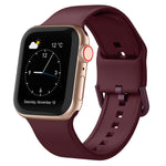 Pin Buckle Silicone Watch Band, For Apple Watch Series 5 40mm