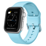 Pin Buckle Silicone Watch Band, For Apple Watch Series 2 42mm