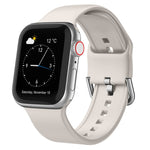 Pin Buckle Silicone Watch Band, For Apple Watch Series 2 38mm