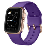 Pin Buckle Silicone Watch Band, For Apple Watch 42mm