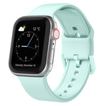 Pin Buckle Silicone Watch Band, For Apple Watch 38mm