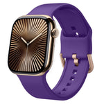 Pin Buckle Silicone Watch Band, For Apple Watch Series 10 46mm
