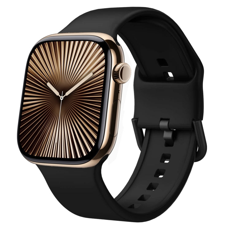 Pin Buckle Silicone Watch Band, For Apple Watch Series 10 42mm