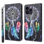 3D Painted Leather Phone Case, For iPhone 15 Pro Max, For iPhone 15 Pro, For iPhone 15 Plus, For iPhone 15