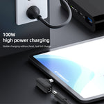 محول شحن 100W N 3.5X1.35mm أنثى إلى USB-C/Type-C ذكر، 3.5X1.35mm