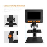P110 50X-1000X Desktop Electronic Digital Microscope with 4.3 inch Screen, P110