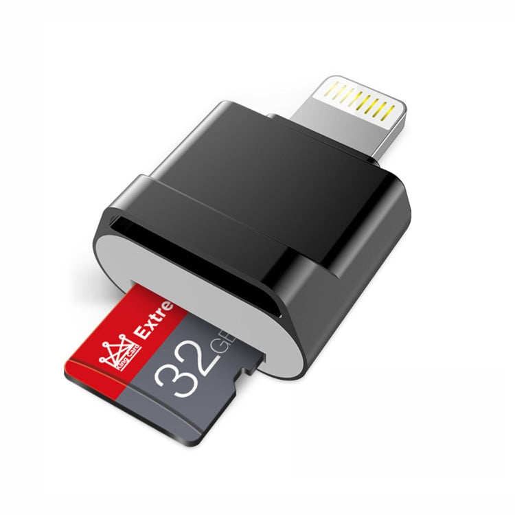 محول MicroDrive 8 دبابيس إلى بطاقة TF، قارئ بطاقة صغير لـ iPhone و iPad، قارئ بطاقة