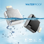 محول MicroDrive 8 دبابيس إلى بطاقة TF، قارئ بطاقة صغير لـ iPhone و iPad، قارئ بطاقة