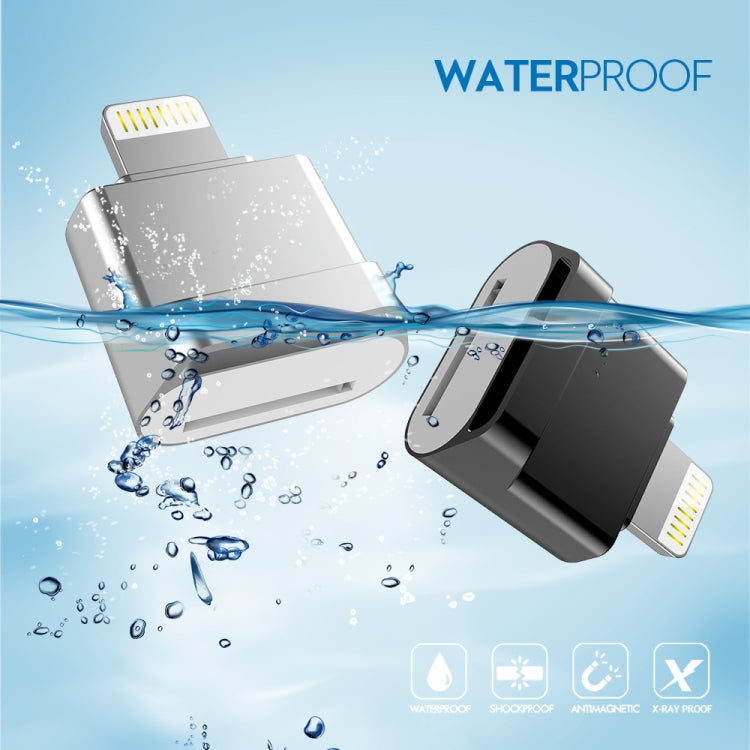 محول MicroDrive 8 دبابيس إلى بطاقة TF، قارئ بطاقة صغير لـ iPhone و iPad، قارئ بطاقة