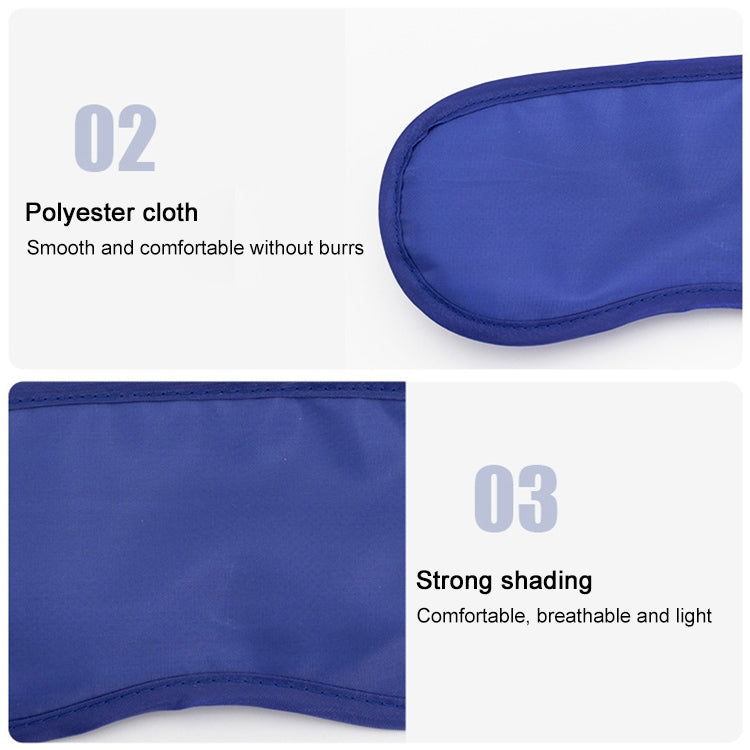 Breathable Polyester Solid Color Eye Protection Mask