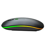 فأرة لاسلكية قابلة لإعادة الشحن USB HXSJ M40 2.4GHZ بدقة 800،1200،1600dpi مع تعديل الترس الثالث ملونة