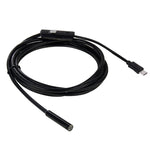 كاميرا فحص أنبوب ثعبان USB صغير مقاوم للماء AN97 مع وظيفة OTG لهواتف أندرويد، مع 6 مصابيح LED، 5.5مم، 8مم