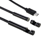 كاميرا فحص أنبوب ثعبان USB صغير مقاوم للماء AN97 مع وظيفة OTG لهواتف أندرويد، مع 6 مصابيح LED، 5.5مم، 8مم
