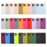 Pure Color Liquid Silicone Fine Pore Phone Case, For iPhone 15 Plus