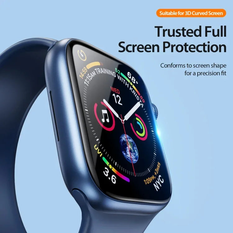 DUX DUCIS Pmma Series 3D Surface Composite Soft Watch Film, For Apple Watch Series 6 / 5 / 4 / SE 44mm, For Apple Watch Series 6 / 5 / 4 / SE 40mm, For Apple Watch Series 11 / 10 46mm, For Apple Watch Series 11 / 10 42mm                                ...