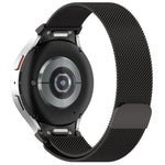 سوار ساعة معدني مغناطيسي ميلان بنمط الأزرار، لساعات Samsung Galaxy Watch 6