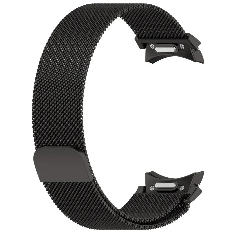 سوار ساعة معدني مغناطيسي ميلان بنمط الأزرار، لساعات Samsung Galaxy Watch 6