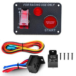 12V Car Racing Ignition Switch Panel with Switch & Engine Start Button & Relay Wiring Harness, 5 in 1, 4 in 1, 2 in 1