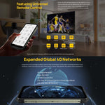 Ulefone Armor 24، هاتف مقاوم، بصمة إصبع جانبية، بطارية 22000 مللي أمبير، شاشة 6.78 بوصة أندرويد 14 معالج MediaTek Helio G96 ثماني النواة، الشبكة: 4G، NFC، Armor 24