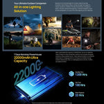 Ulefone Armor 24، هاتف مقاوم، بصمة إصبع جانبية، بطارية 22000 مللي أمبير، شاشة 6.78 بوصة أندرويد 14 معالج MediaTek Helio G96 ثماني النواة، الشبكة: 4G، NFC، Armor 24