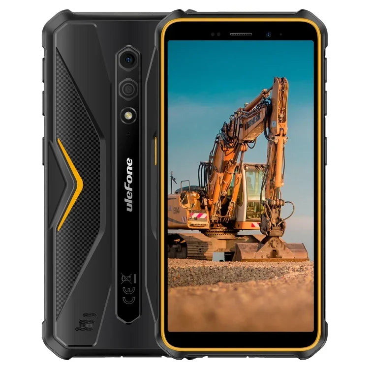 Ulefone Armor X12، هاتف مقاوم، فتح الوجه، شاشة 5.45 بوصة أندرويد 13 Go معالج MediaTek Helio A22 رباعي النواة، الشبكة: 4G، NFC، 3 جيجابايت + 32 جيجابايت