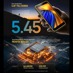 Ulefone Armor X12، هاتف مقاوم، فتح الوجه، شاشة 5.45 بوصة أندرويد 13 Go معالج MediaTek Helio A22 رباعي النواة، الشبكة: 4G، NFC، 3 جيجابايت + 32 جيجابايت