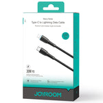 JOYROOM SA32-CL3 سلسلة النجوم، كابل شحن سريع ونقل بيانات USB-C / Type-C إلى 8 دبابيس بقوة 30 واط، USB-C / Type-C إلى 8 دبابيس