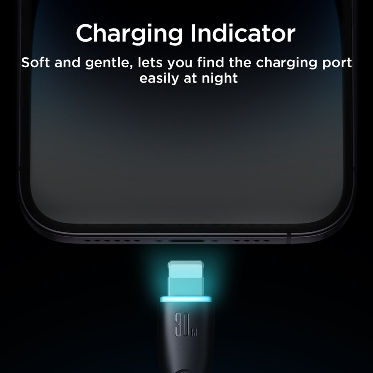 JOYROOM SA32-CL3 سلسلة النجوم، كابل شحن سريع ونقل بيانات USB-C / Type-C إلى 8 دبابيس بقوة 30 واط، USB-C / Type-C إلى 8 دبابيس